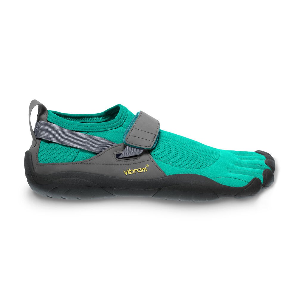 Vibram FiveFingers Dame Træningssko Blå/Grøn - Kso - 9403YBQFR